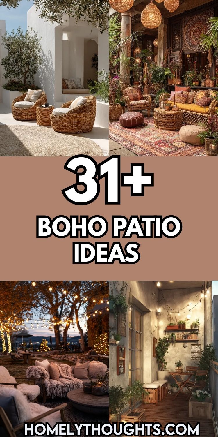 31+ Boho Patio Ideas For Your Cozy Retreat!