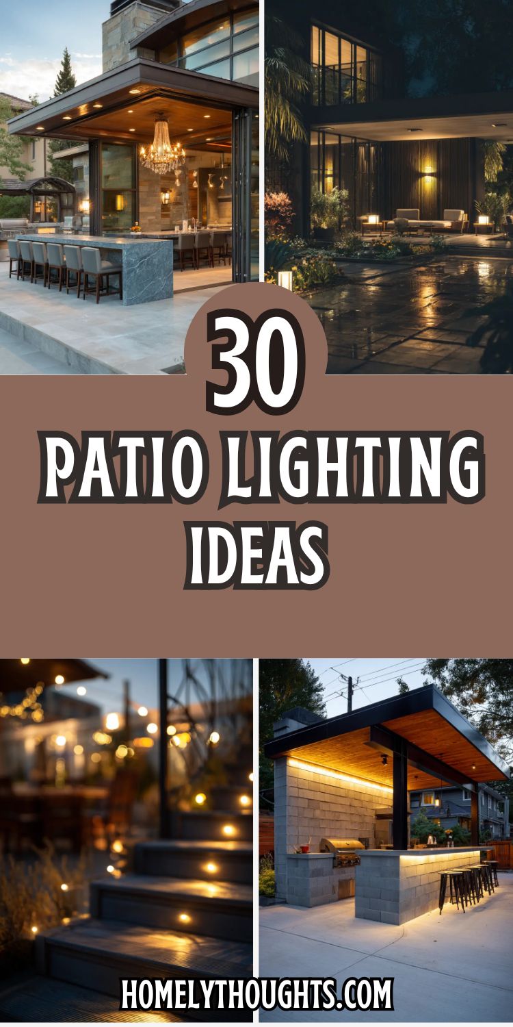 31 Patio Lighting Ideas for Enhanced Backyard Ambience, Aesthetics and Visibility
