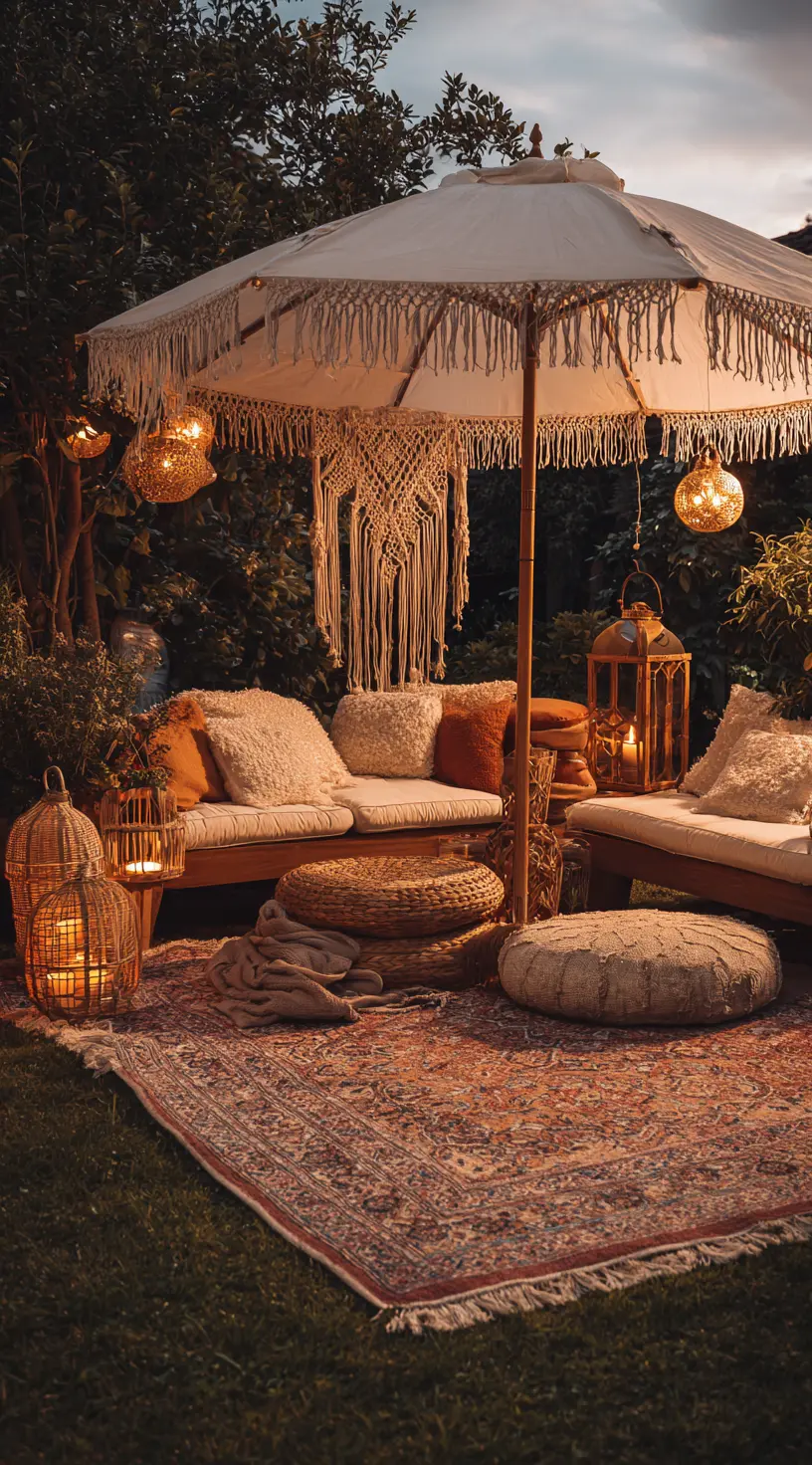 Candlelit Boho Retreat