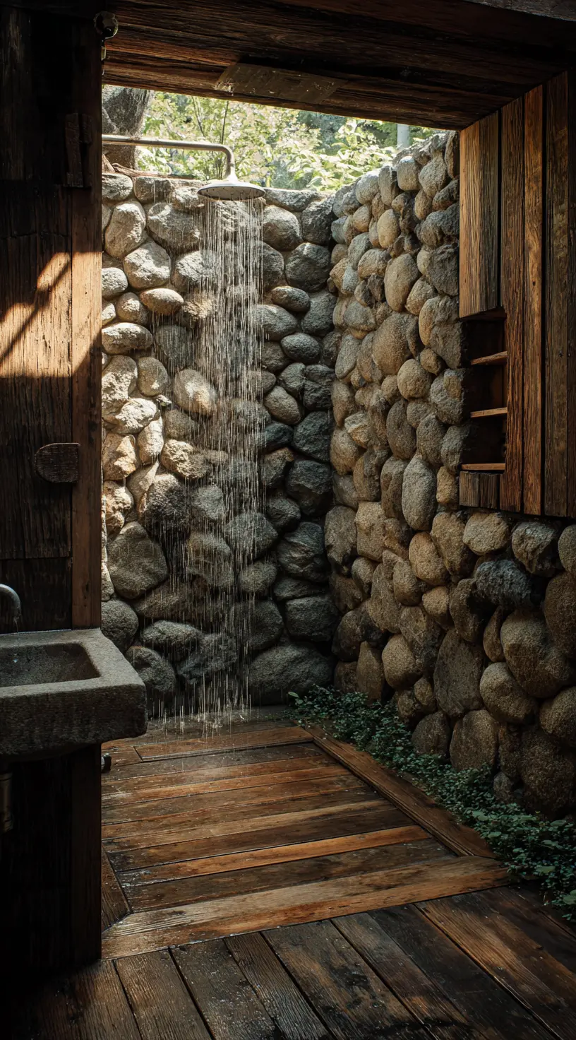 Countryside Spa Retreat Shower