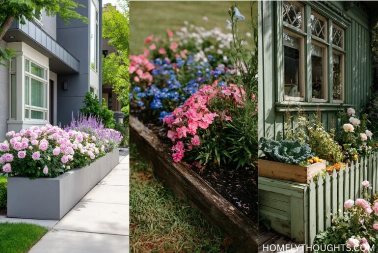 32 Raised Flower Beds That Work Perfectly Along Fences