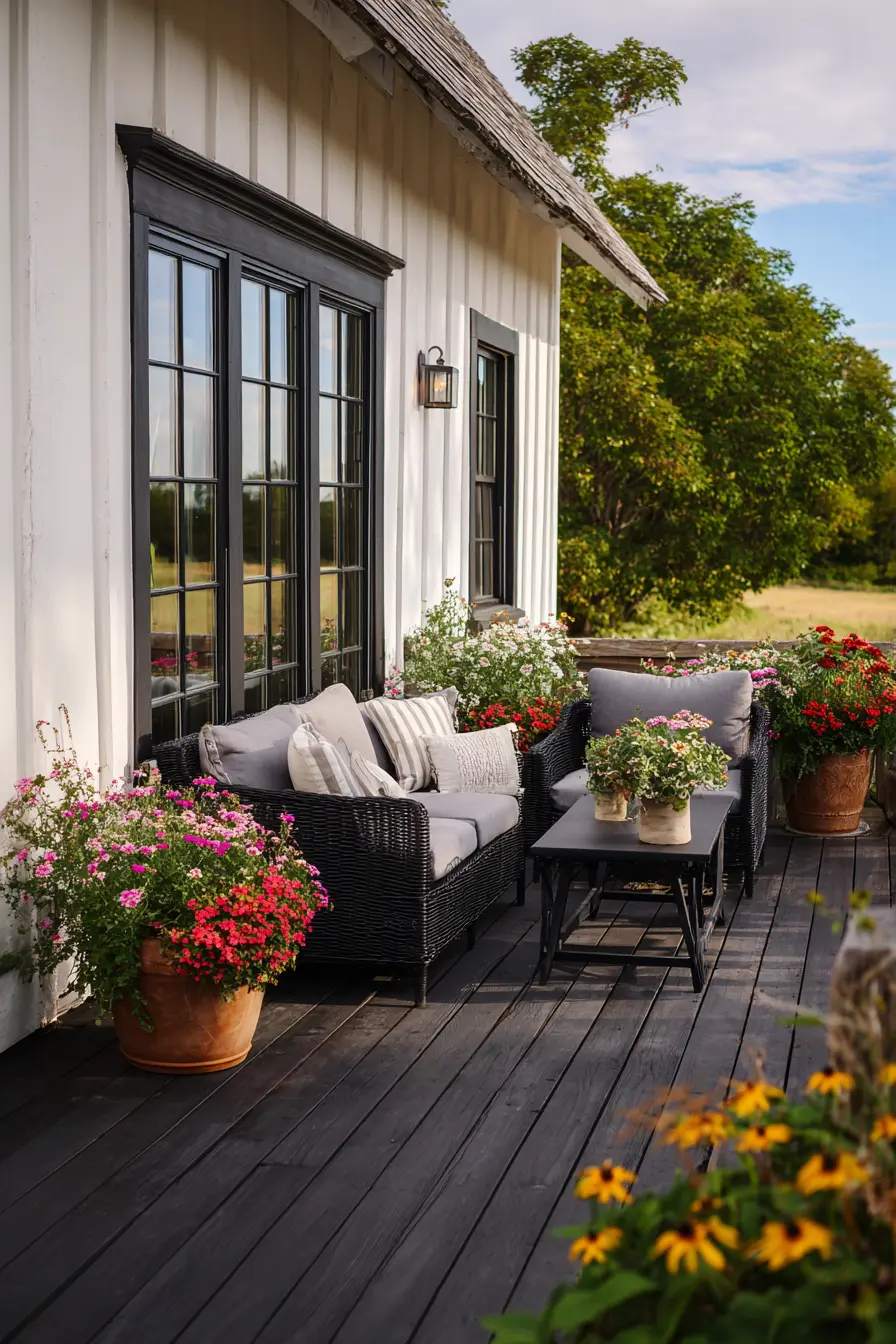 Contemporary Floral Relaxation Space
