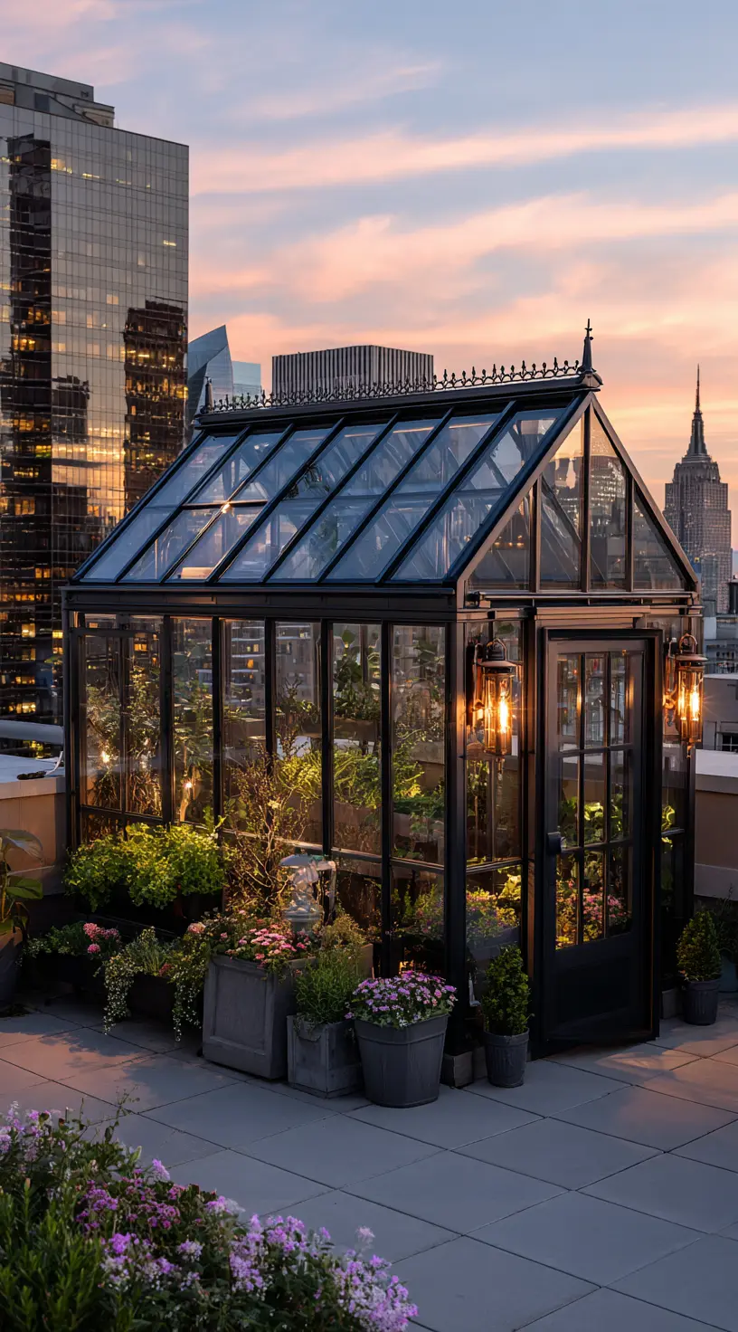 Modern Rooftop Greenhouse