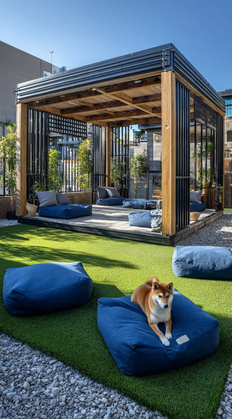 Pet-Friendly Gazebo Nook