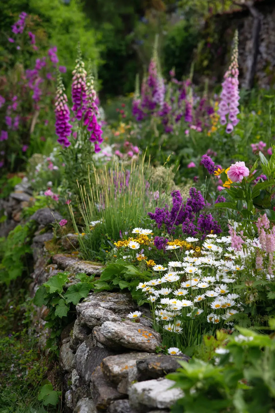 Vibrant Cottage Garden Delight