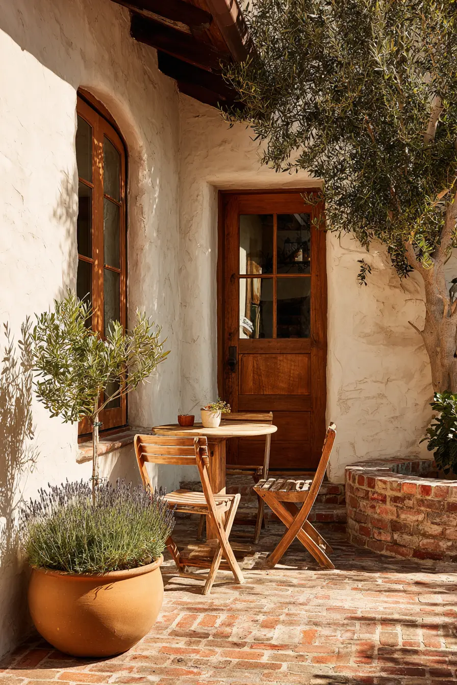 Cozy Mediterranean-Style Patio Retreat