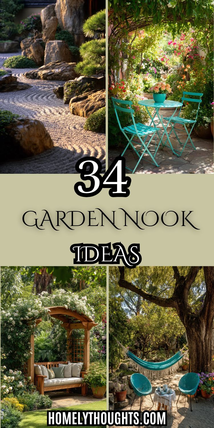34 Garden Nook Ideas Give Your Garden a Cozy Retreat
