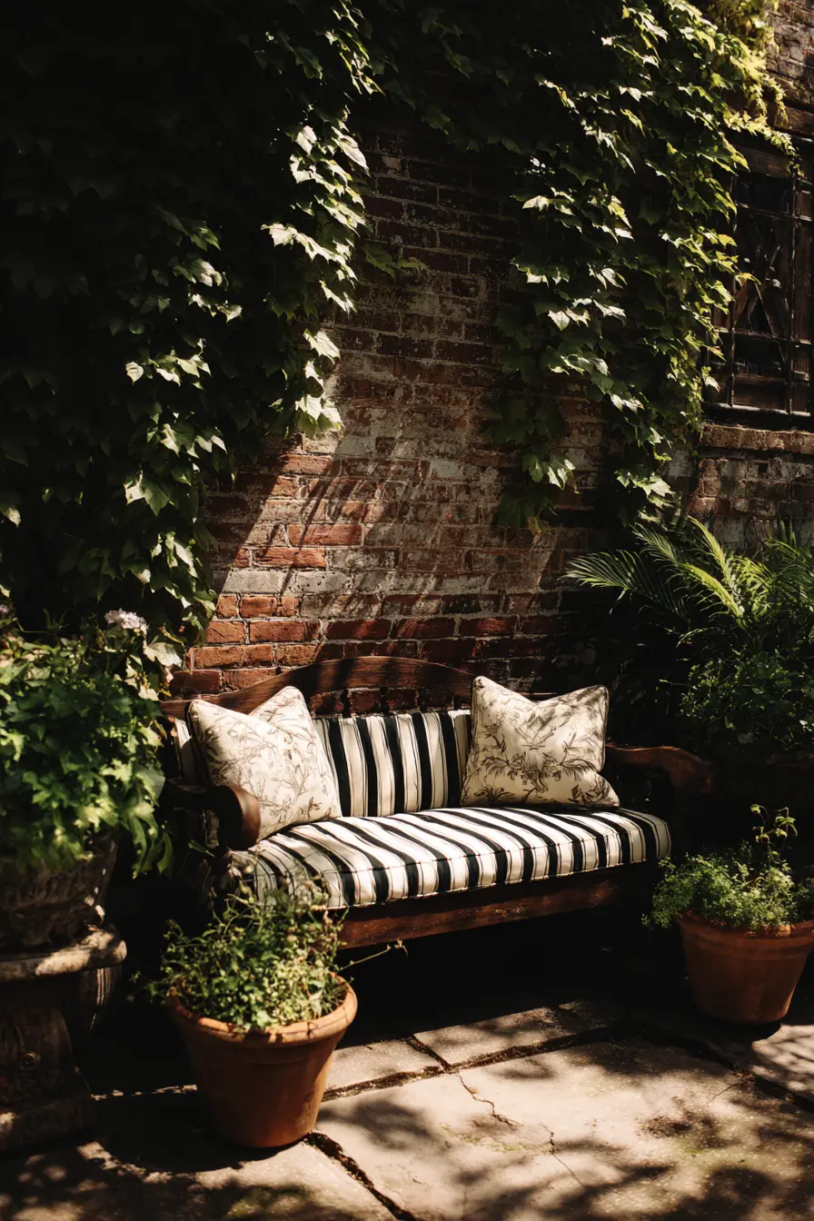 Lush Greenery with Cozy Seating