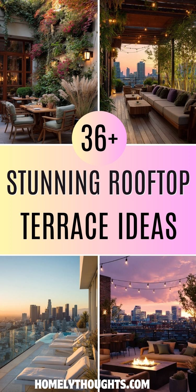 36+ Stunning Rooftop Terrace Ideas You can Copy Today!