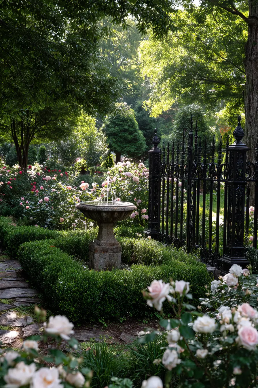 Romantic Vintage Rose Garden