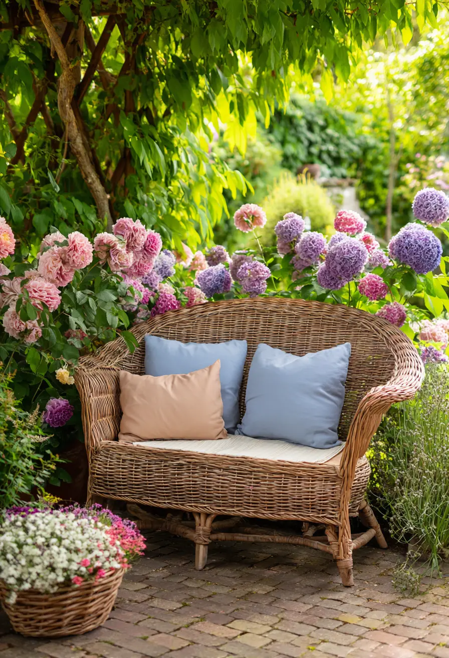 Wicker Loveseat