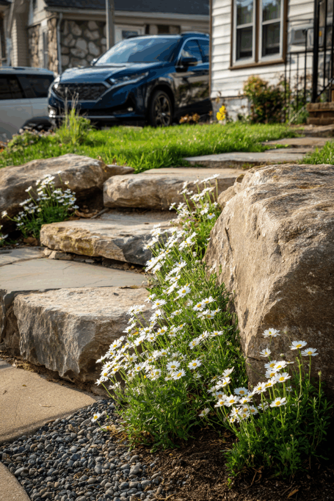 Natural Stone Rock Garden Design
