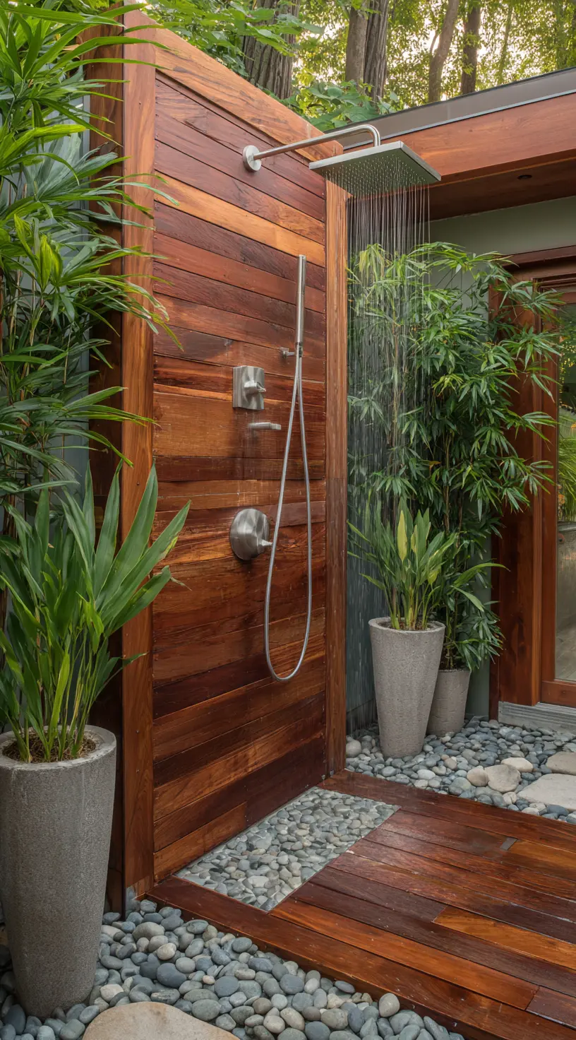 Industrial Chic Metal Shower