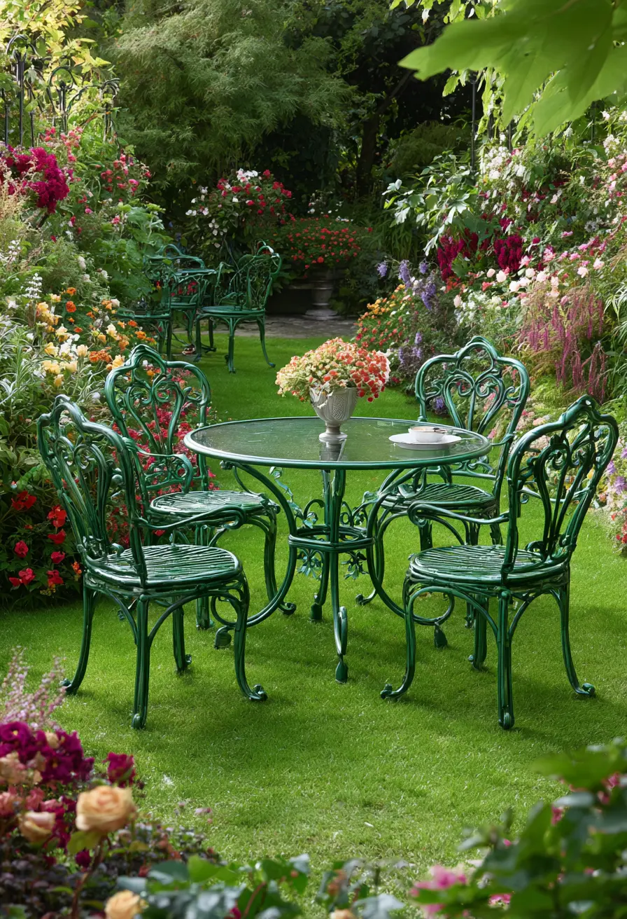 Metal Bistro Set