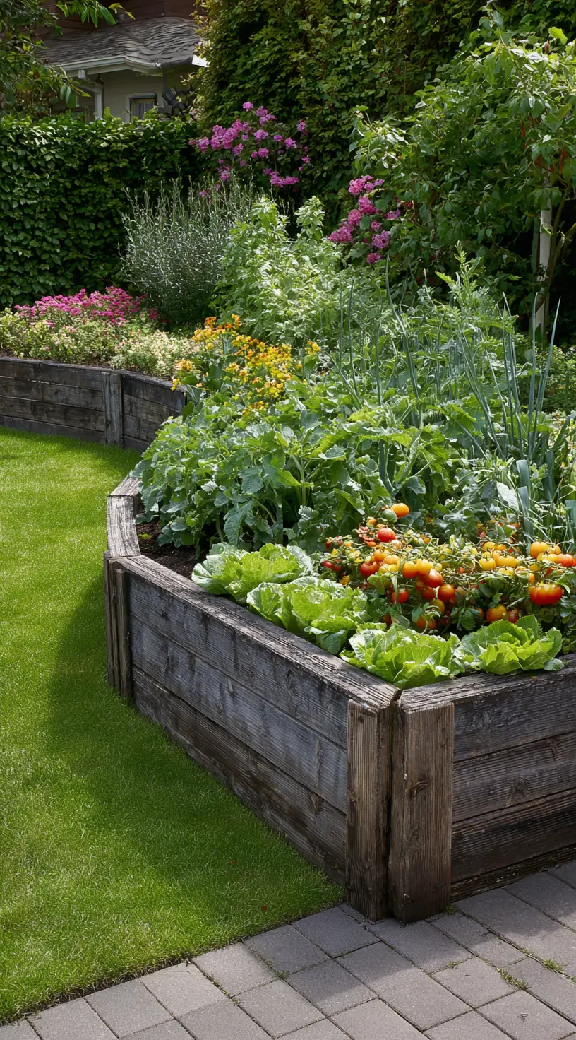 U-Shaped Raised Bed Layout