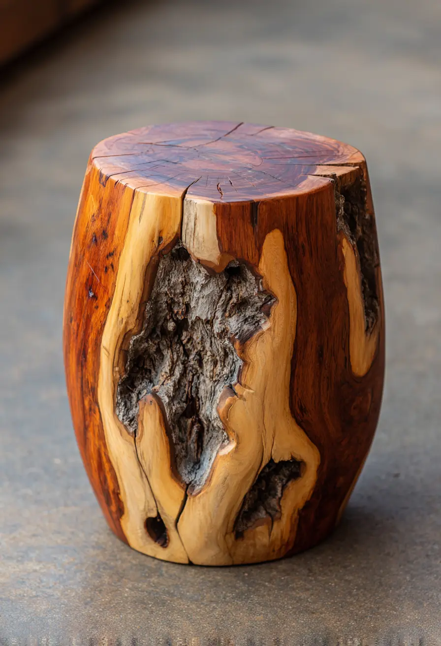 Cedar Garden Stool