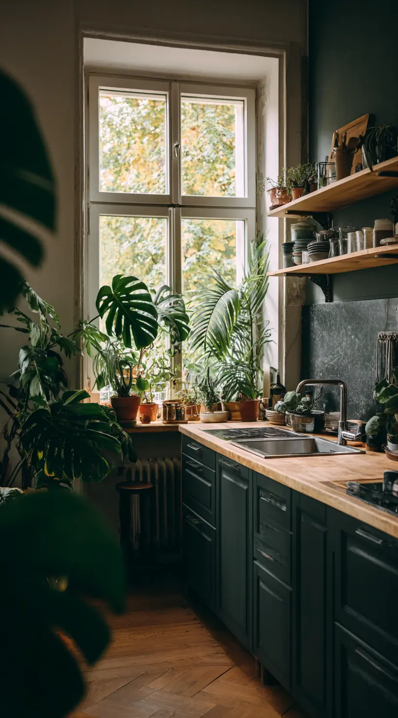 Modern Jungle Kitchen Design
