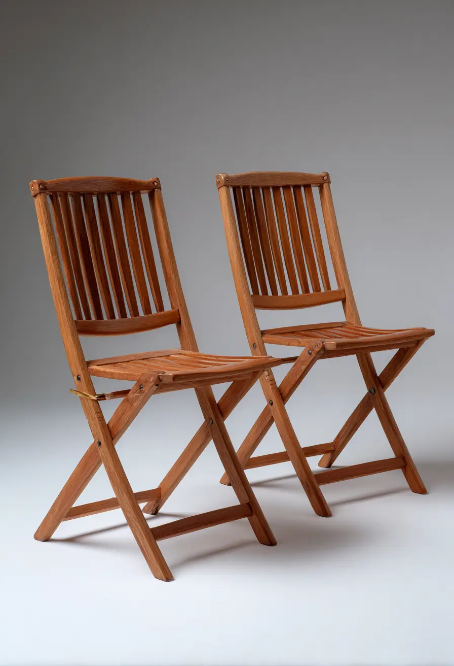 Teak Folding Chairs