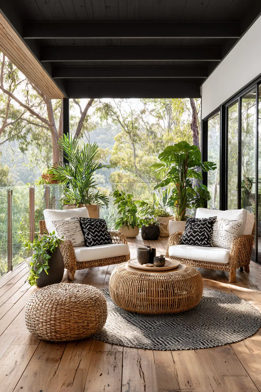 Tropical Modern Lounge Oasis