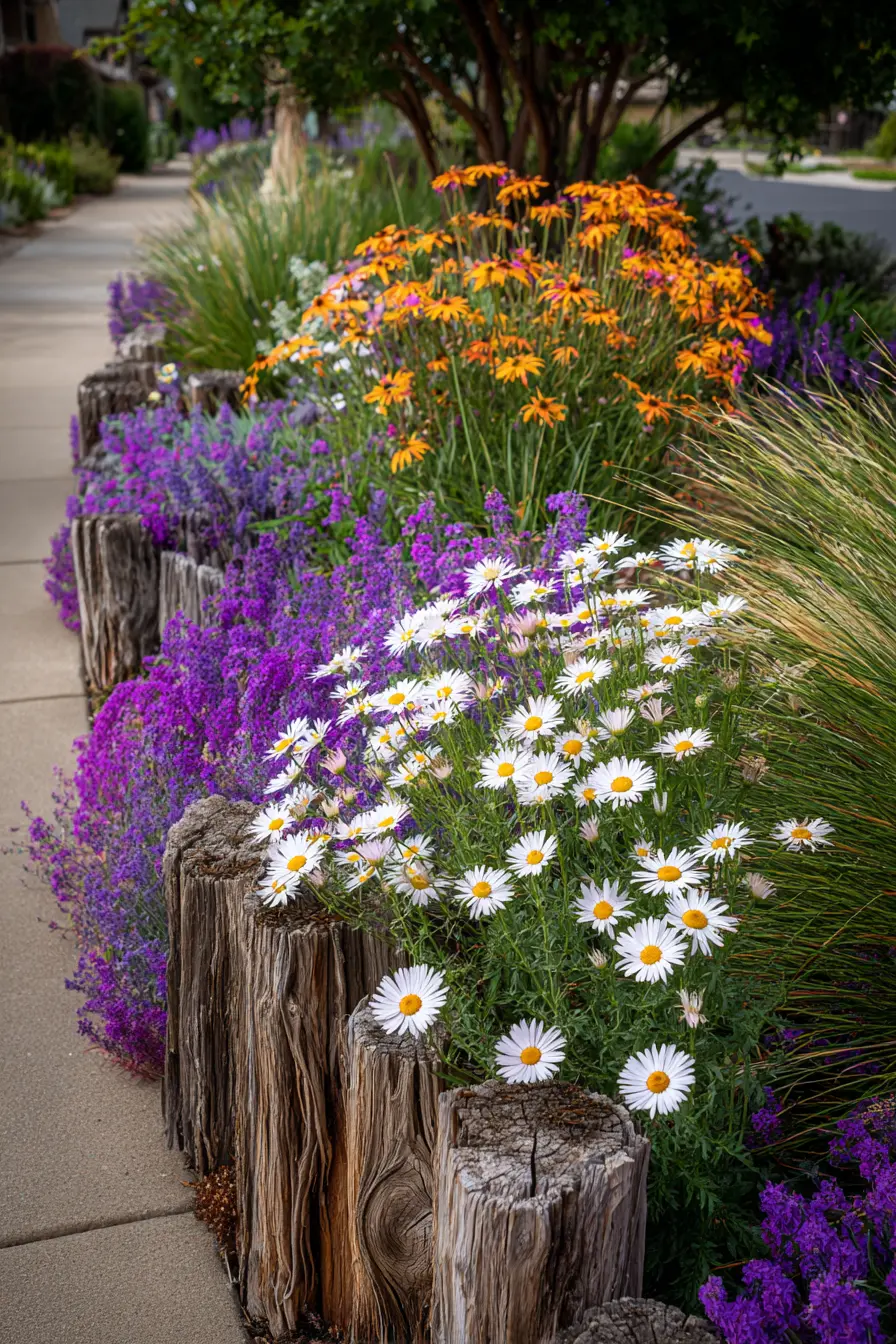 Colorful Perennial Garden Layout