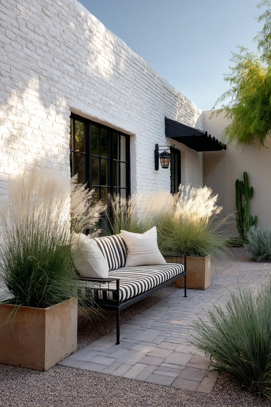 Contemporary Minimalist Patio Garden
