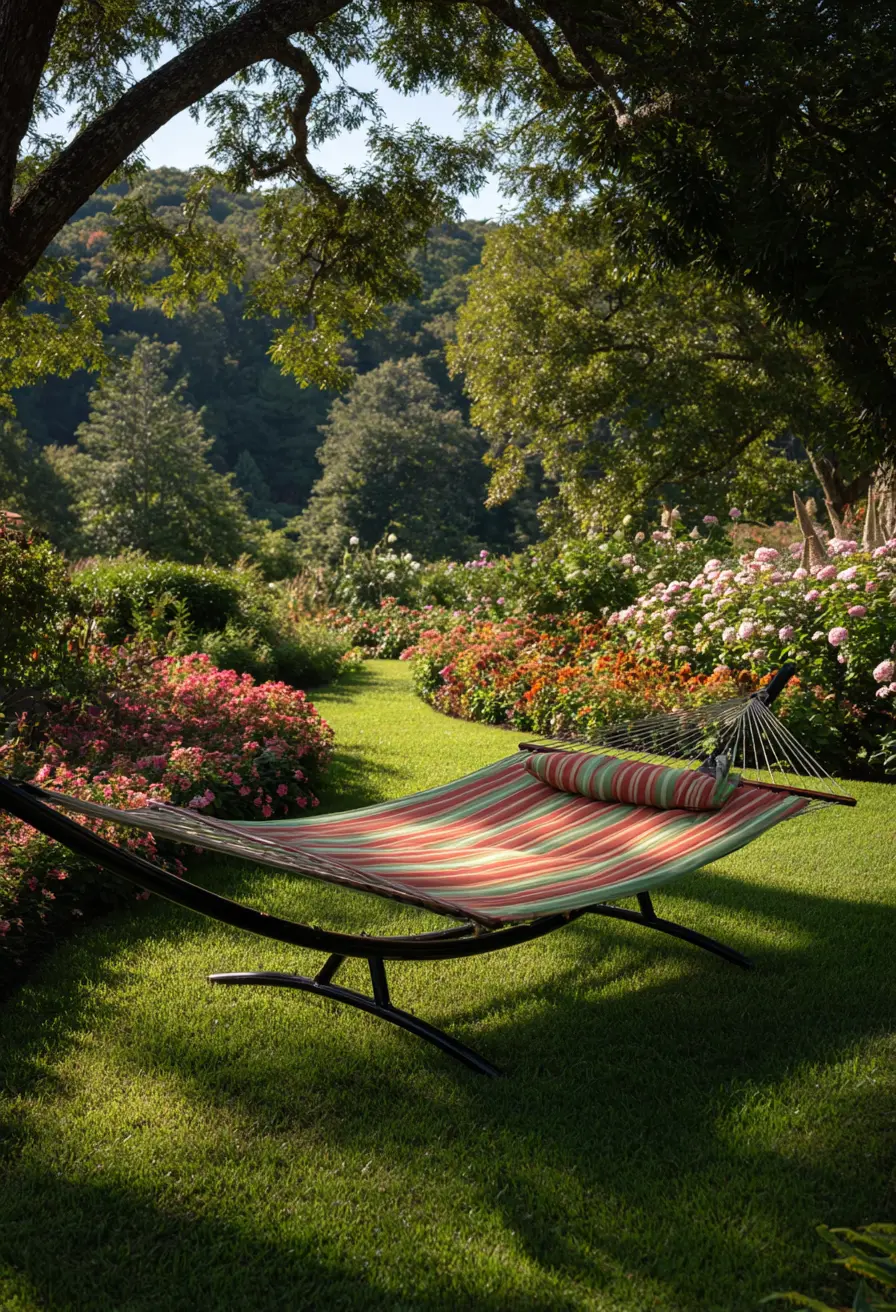 Double Hammock with Stand by Vivere