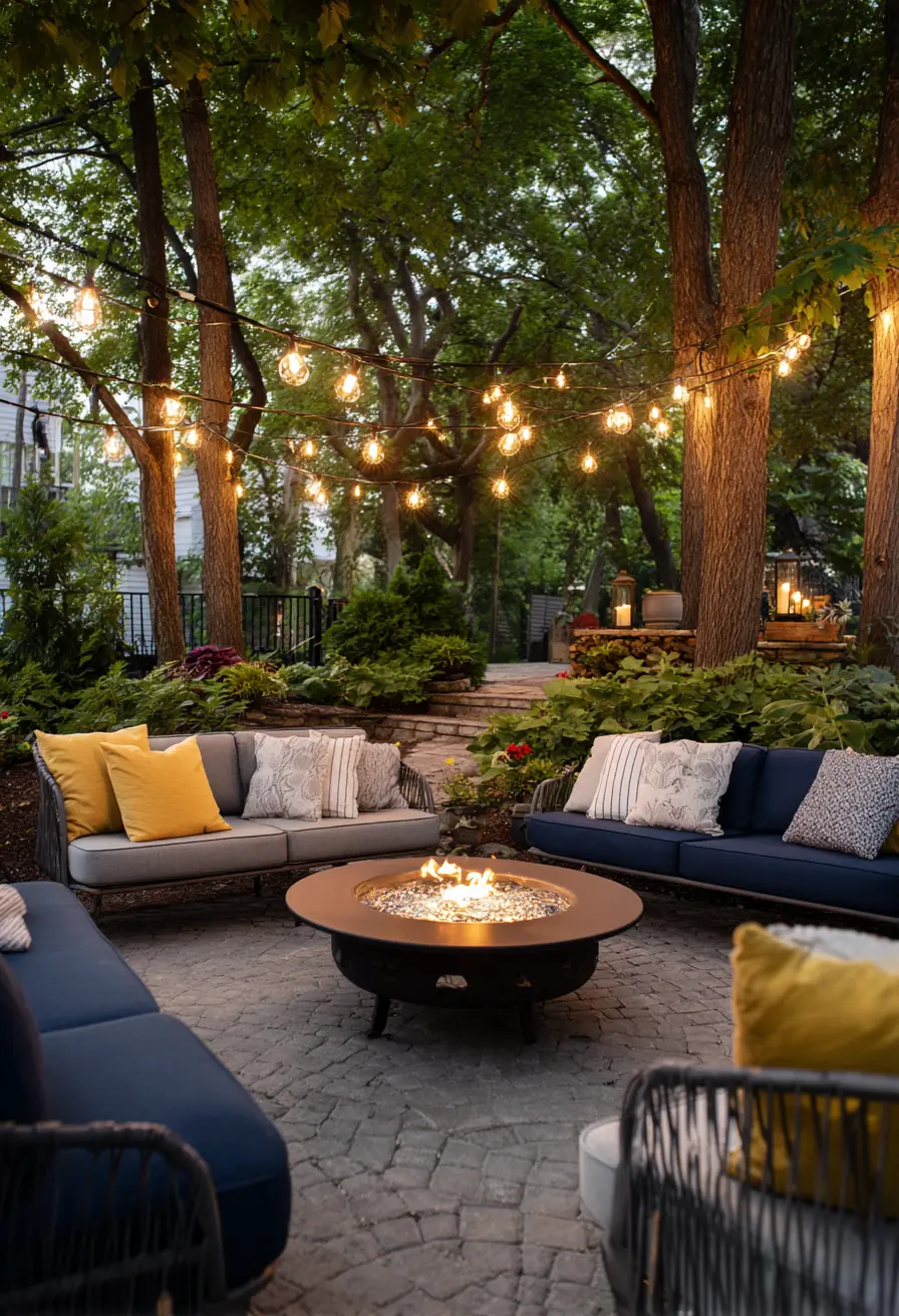 Fire Pit Table Set