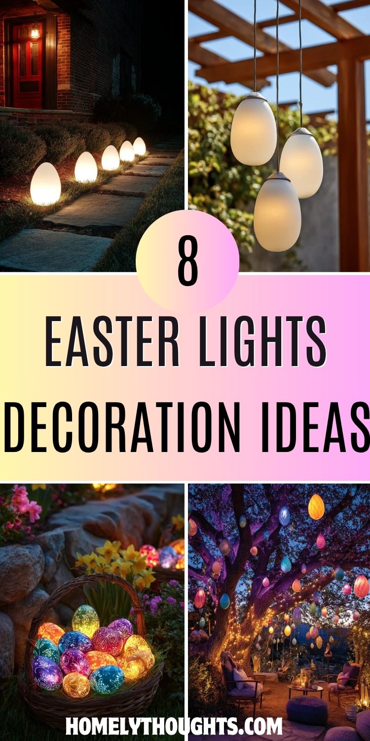 8 Easter Lights Decoration Ideas for Your Yard