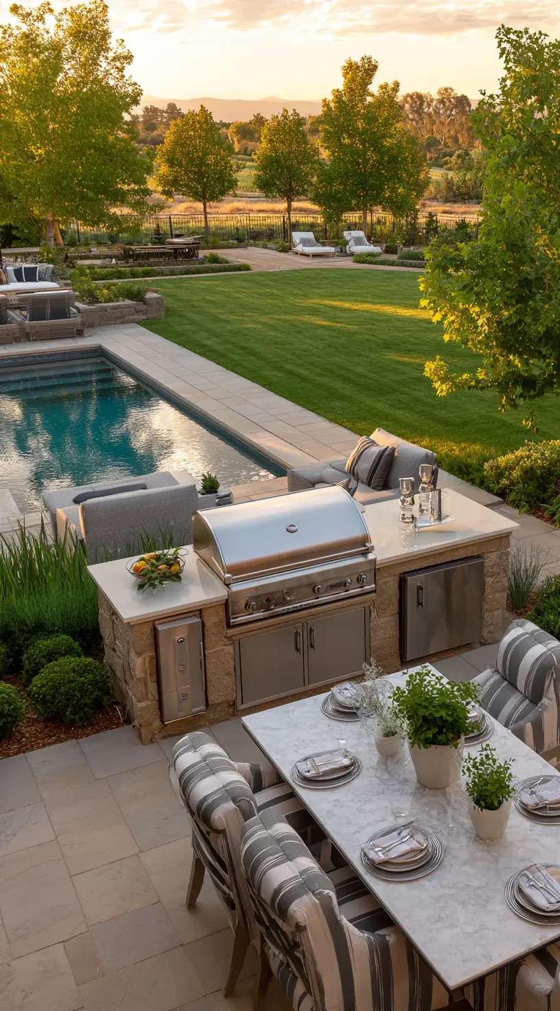 Luxe Poolside BBQ Experience