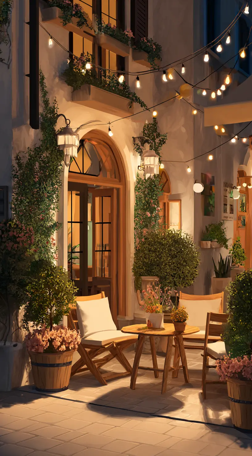 Romantic Bistro Glow