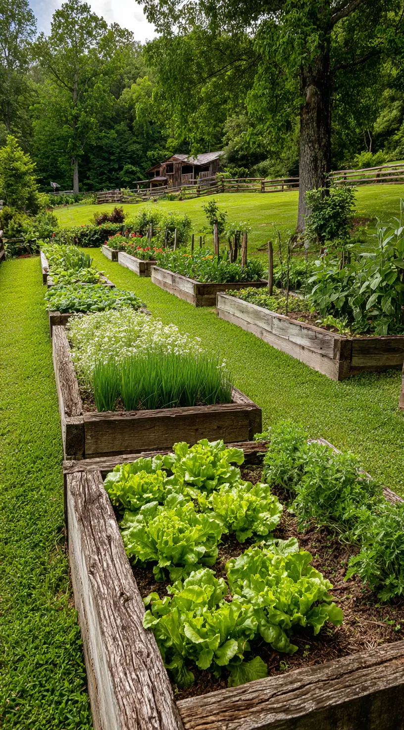 Sloped Yard Vegetable Garden