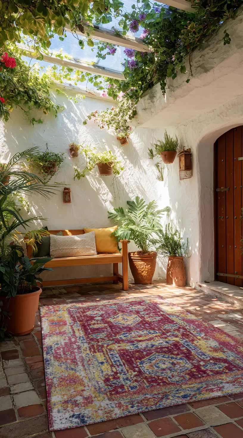Sunkissed Boho Courtyard
