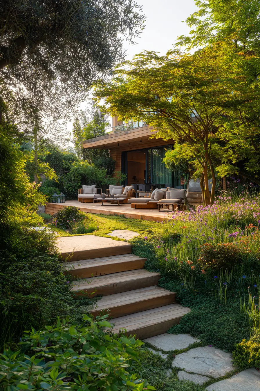 Serene Modern Outdoor Oasis