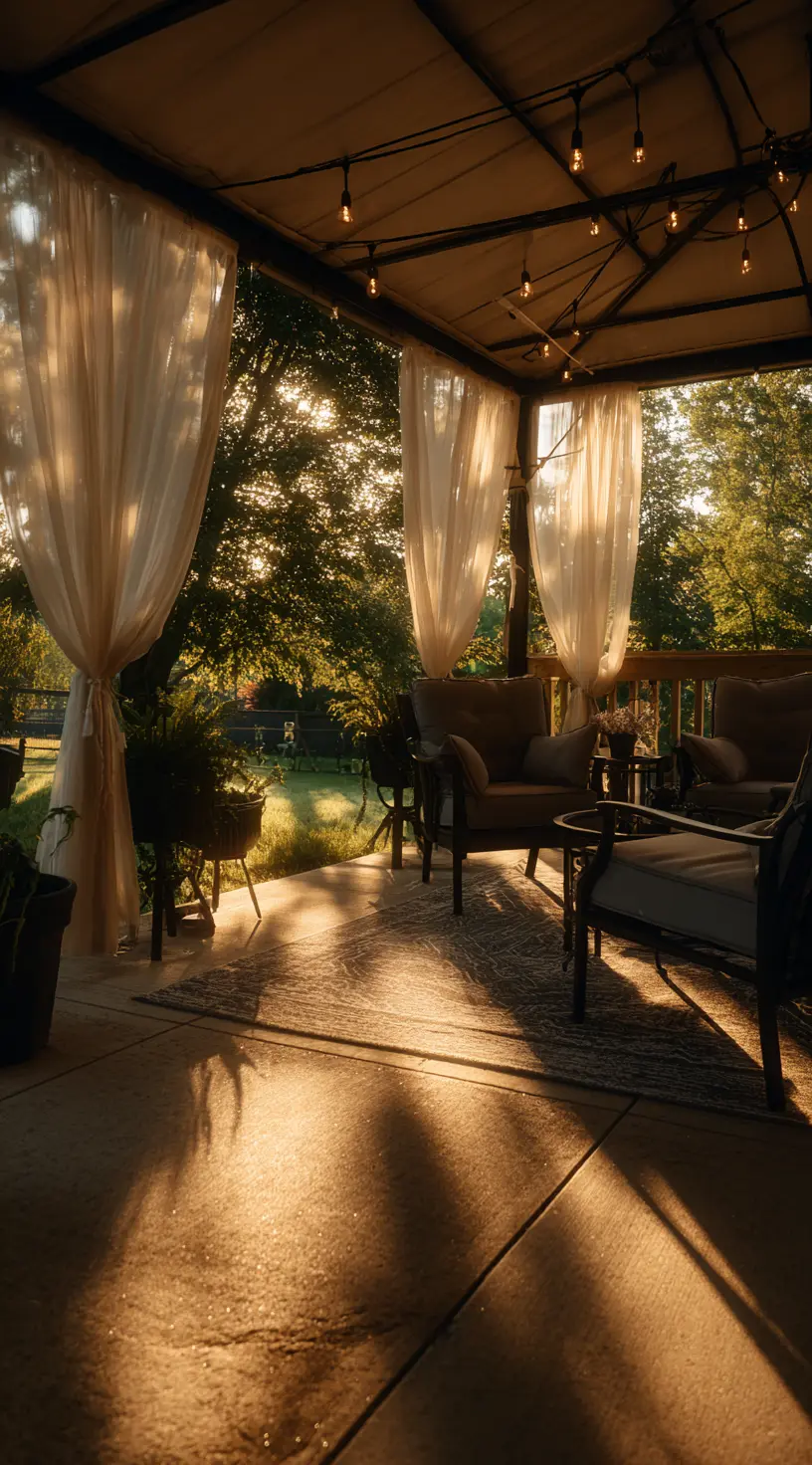 String Light Canopy Escape