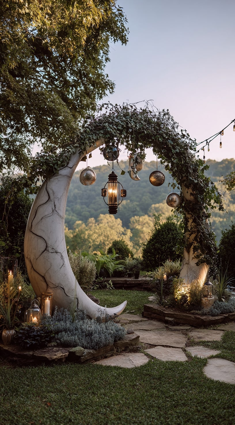 16. Crescent Moon Garden Portal