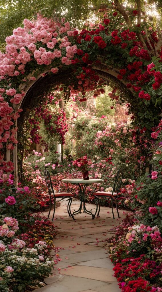 Romantic Rose Archway Retreat

