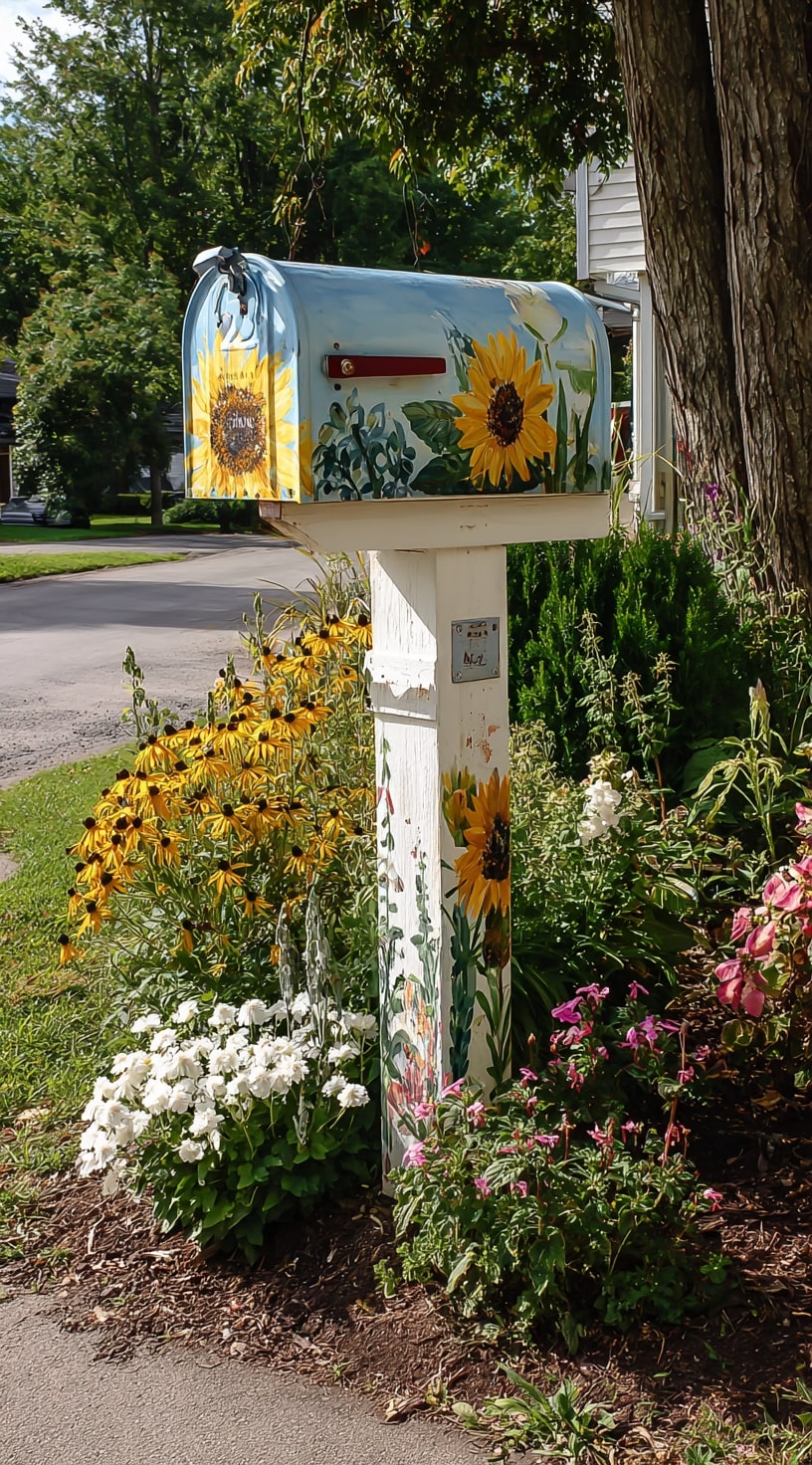 Wildflower Mailbox Charm