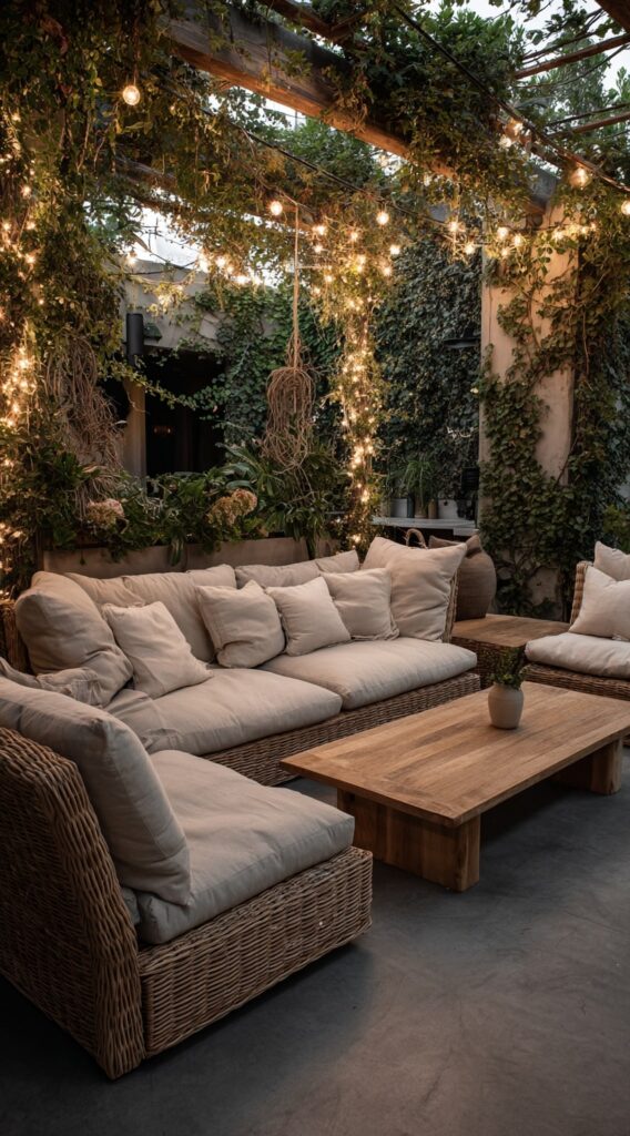 String Light Garden Lounge


