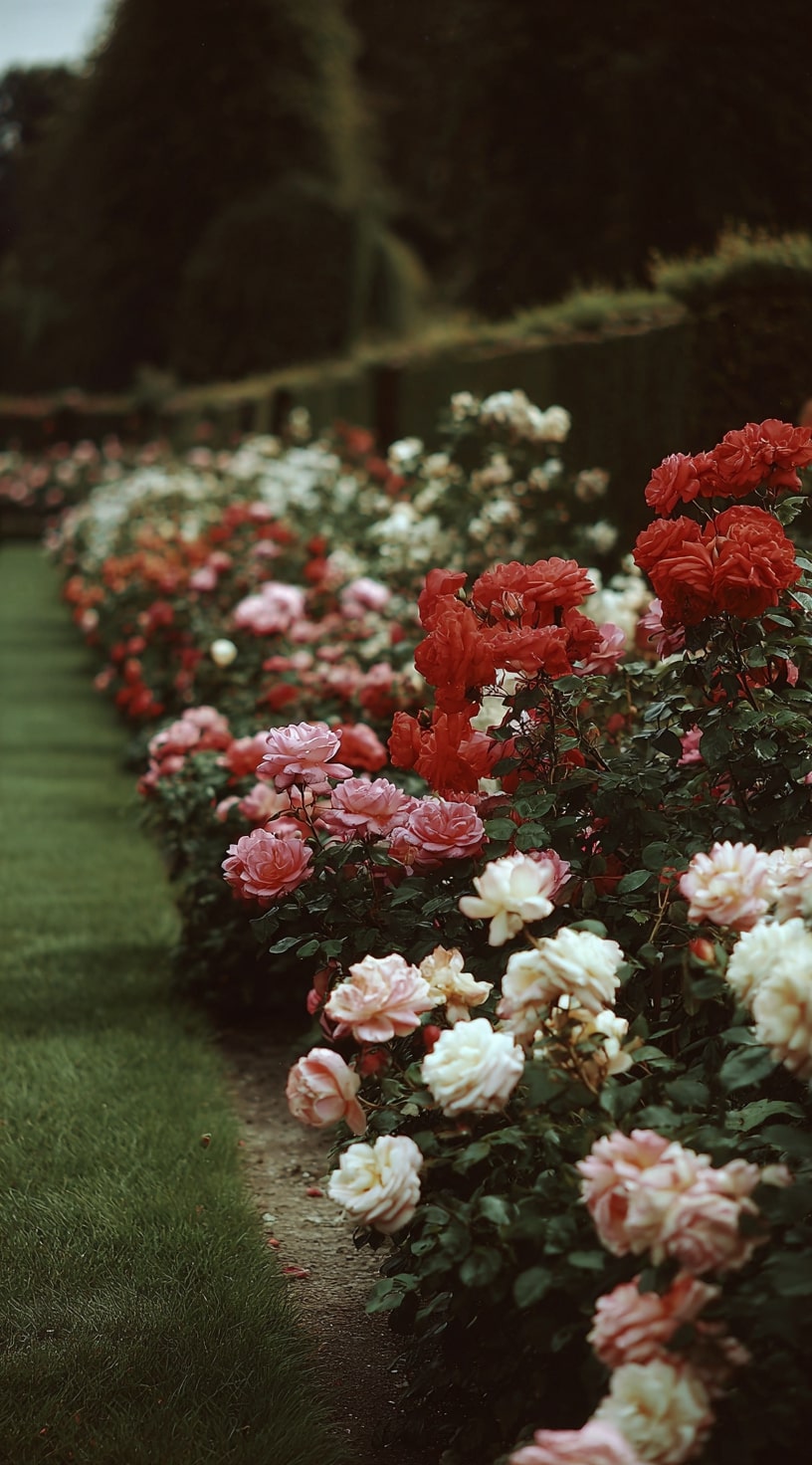 Classic Rose Border for Timeless Curb Appeal