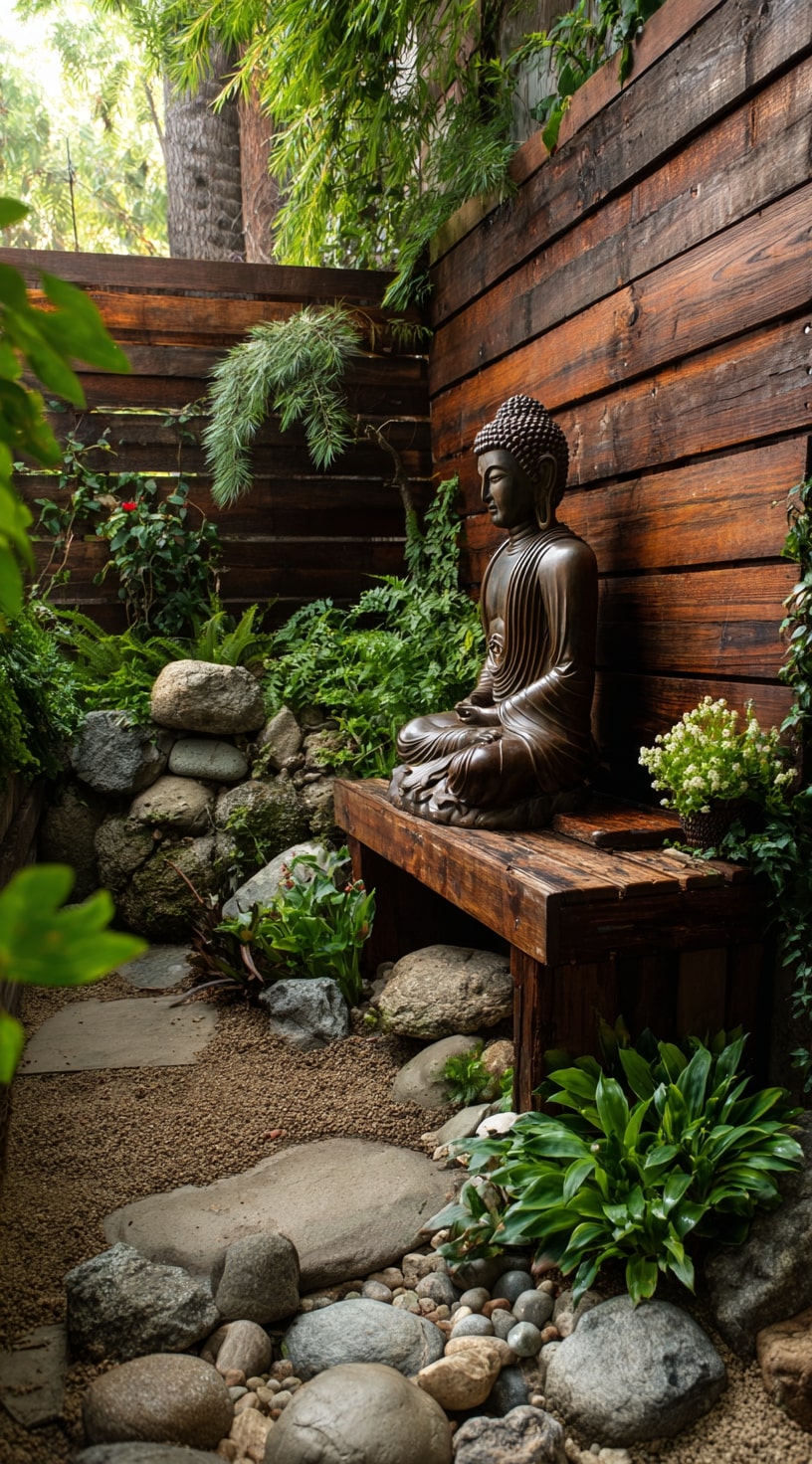 9. Boho Candlelit Sanctuary Nook