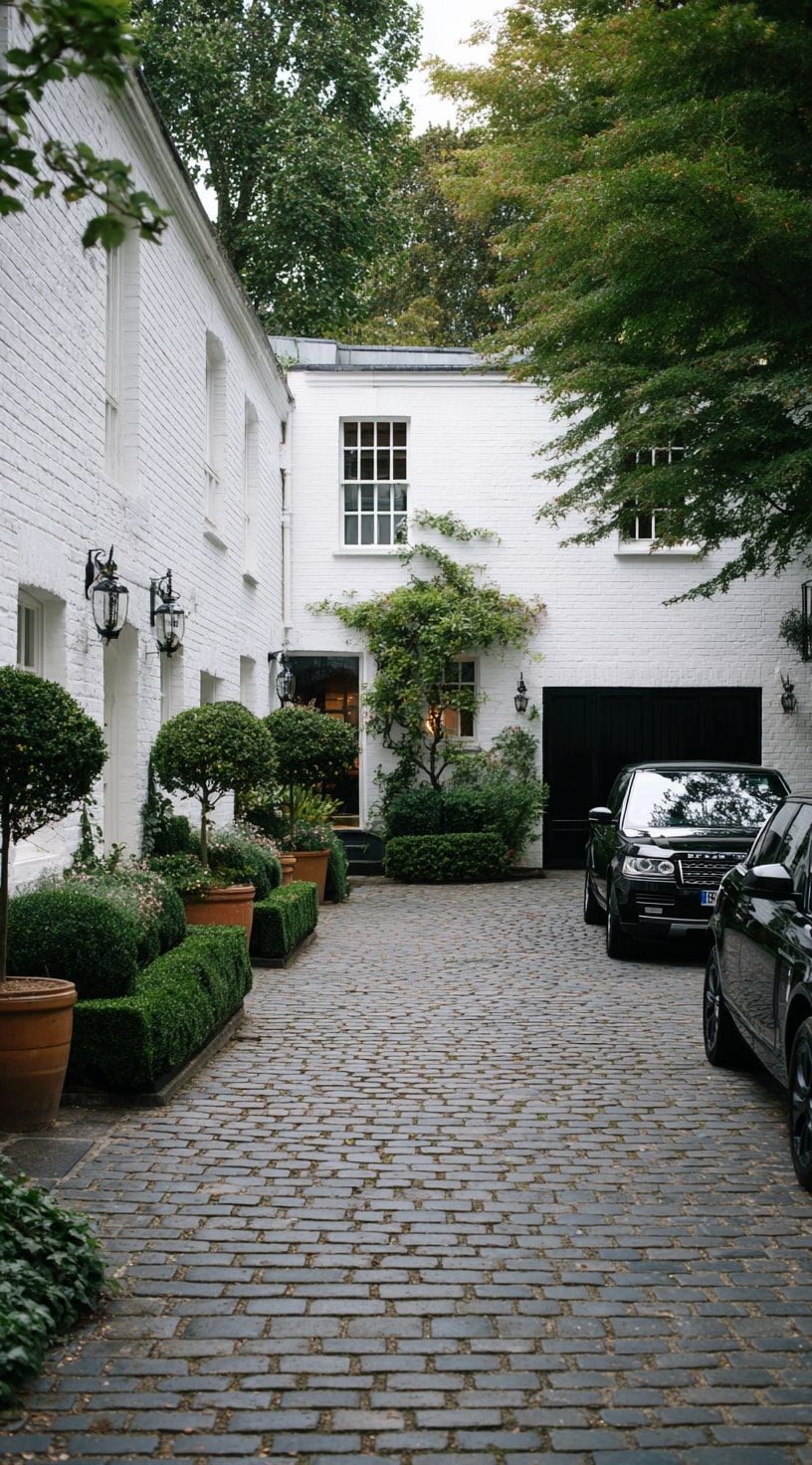 3. Classic Courtyard with Cobblestone Charm