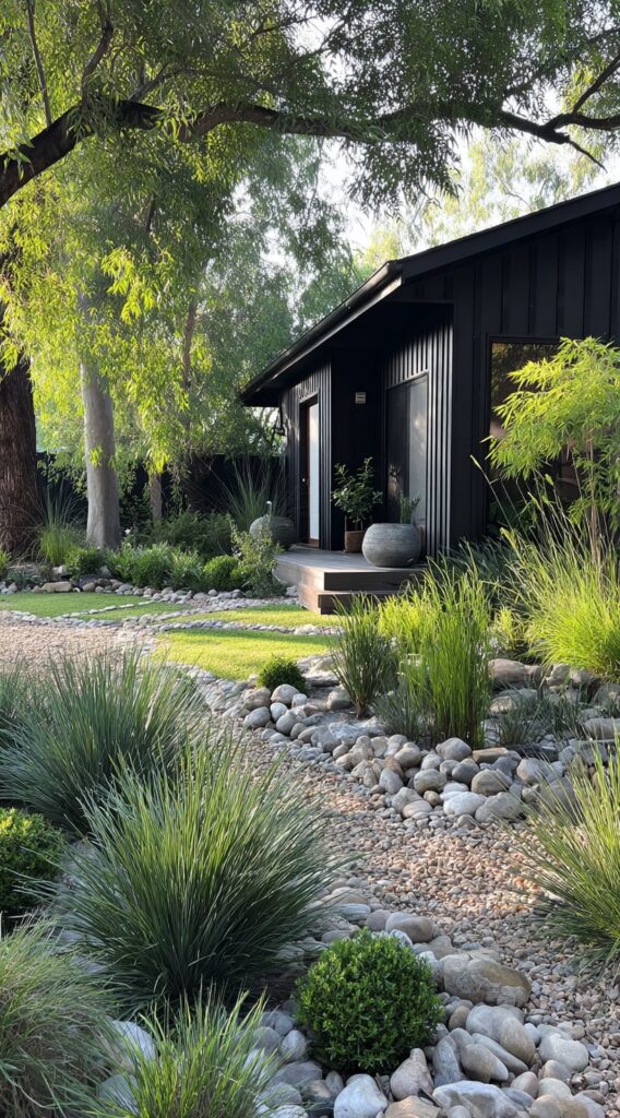1. Modern Minimalist Front Yard