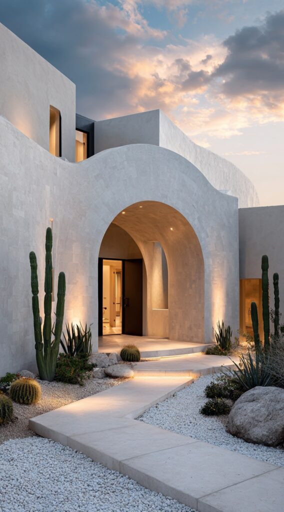 Modern Mediterranean Garden with Desert Flair

