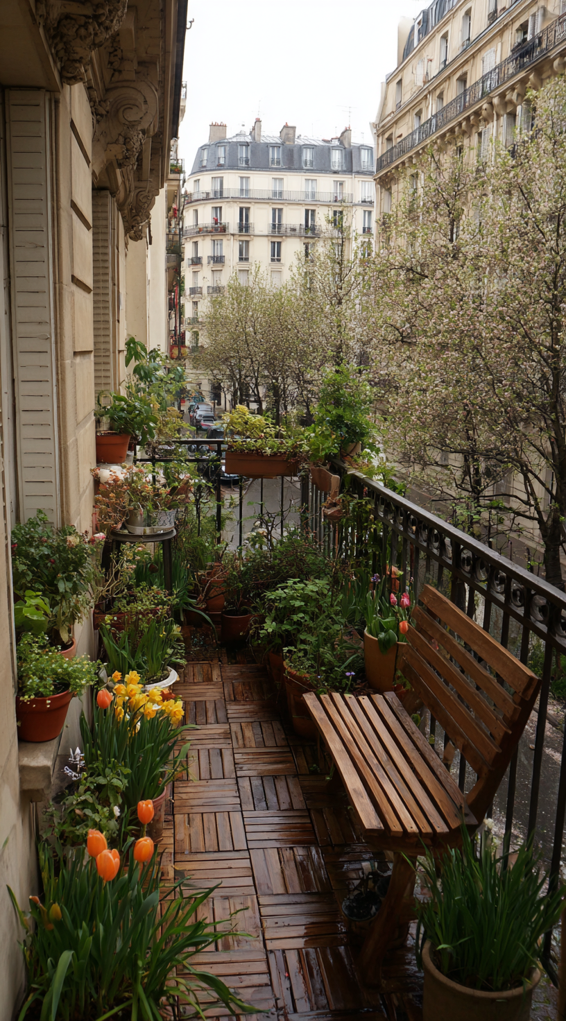 10. Bursting With Color: A Balcony in Full Bloom