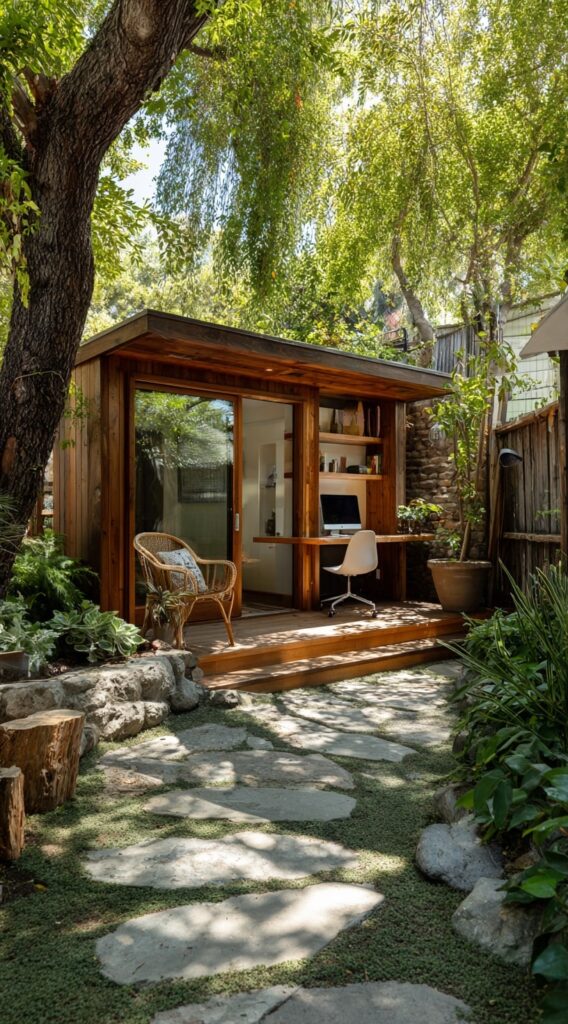 3. Garden Path to a Summer Workspace