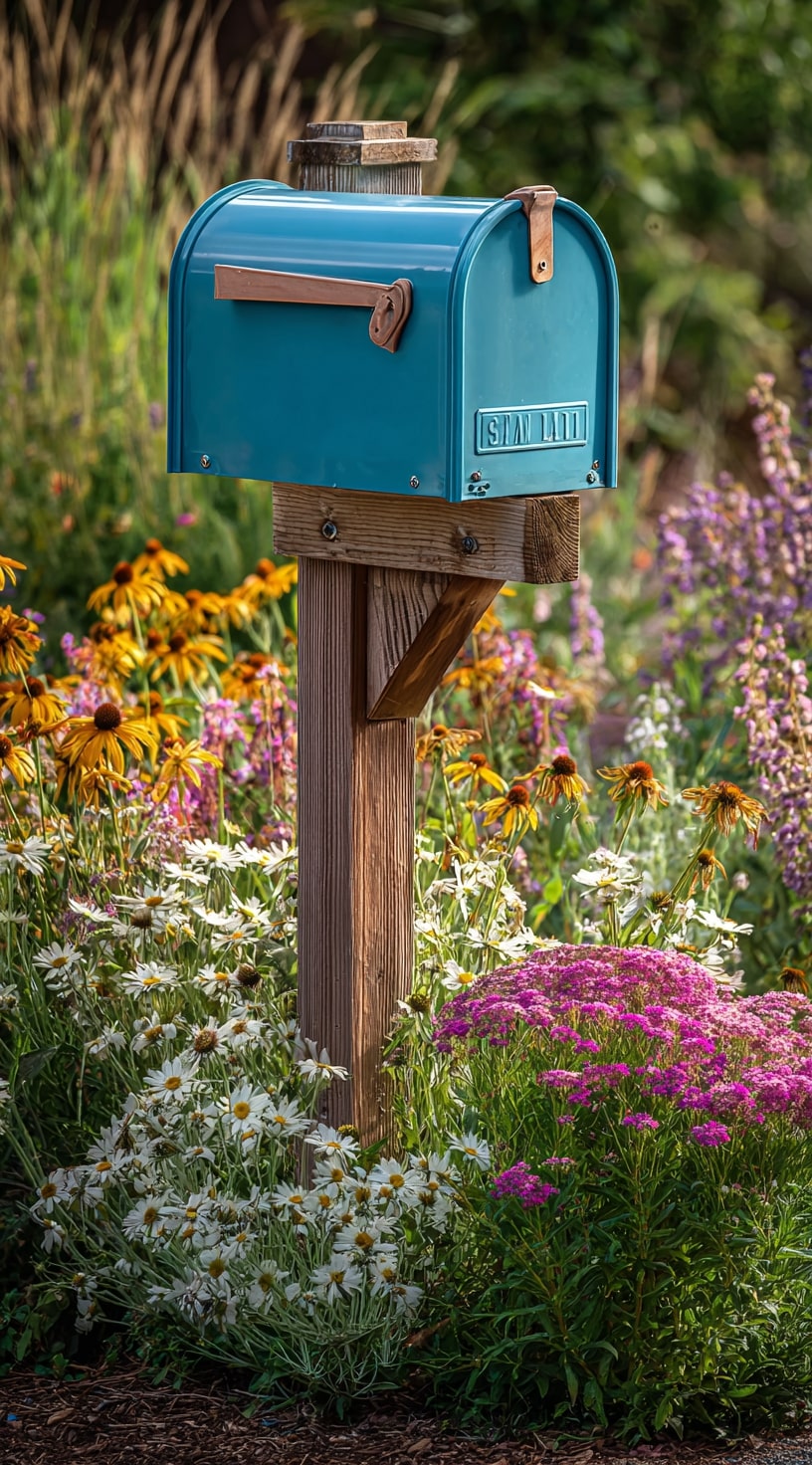 Teal Charm in a Pollinator’s Paradise