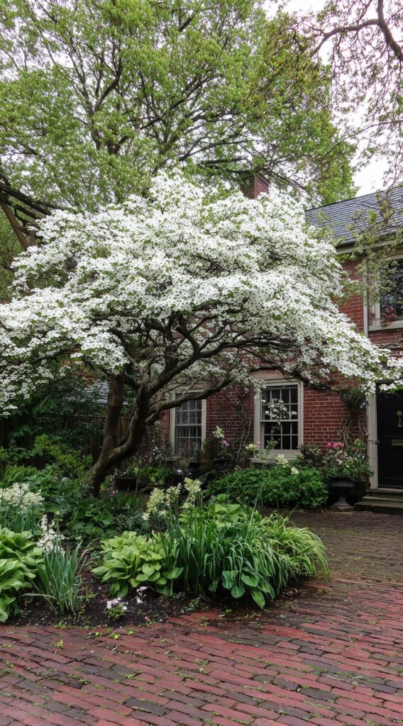 8. Blooming Dogwood Front Corner