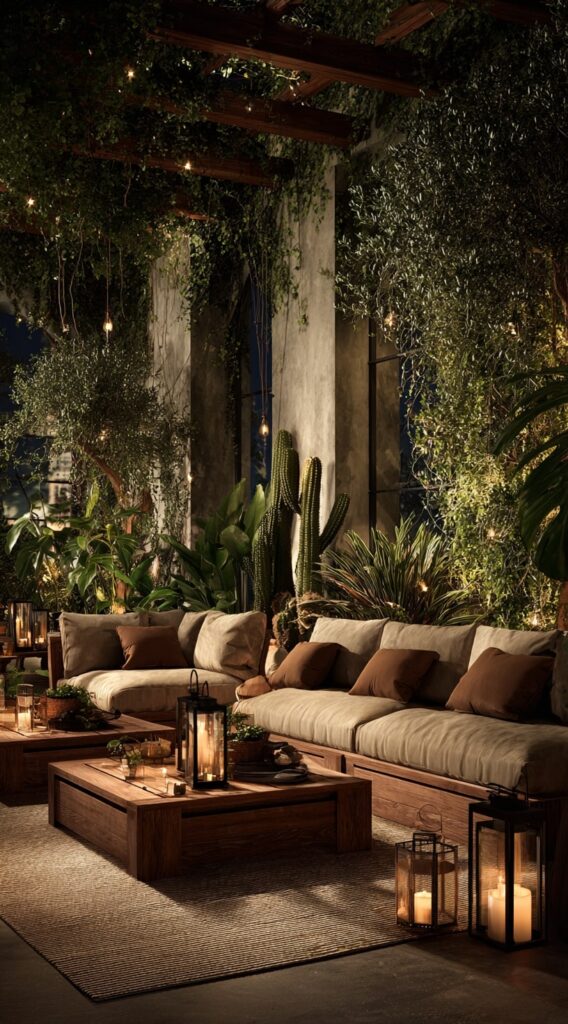 Magical Evening Lounge Under the Stars

